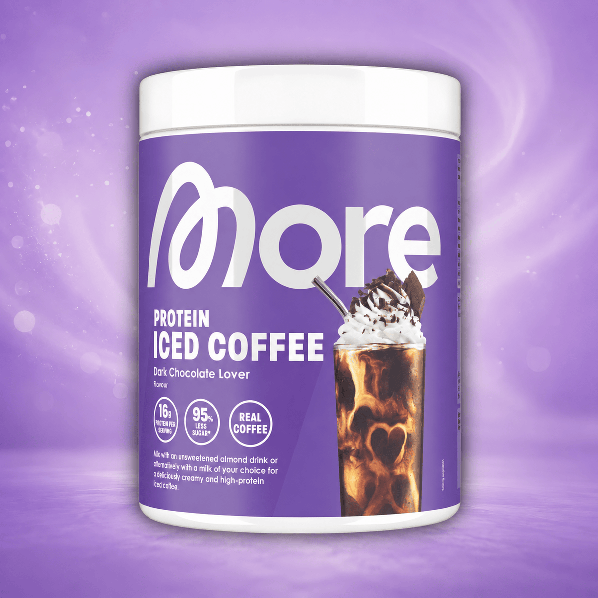More Nutrition Dark Chocolate Lover 300g More Nutrition Protein Iced Coffee 300g (versch. Sorten)