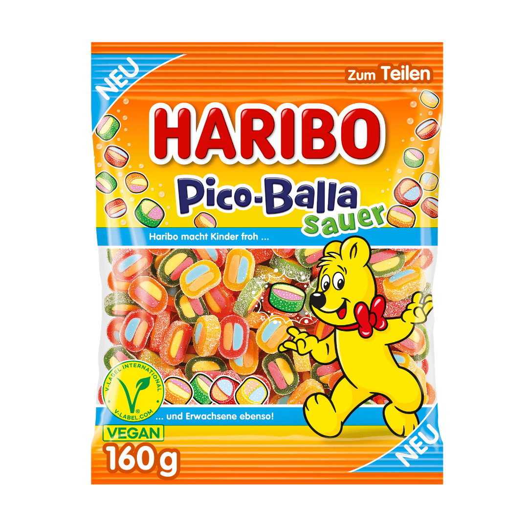 Haribo Haribo - Pico Balla Sauer 160g (Vegan)