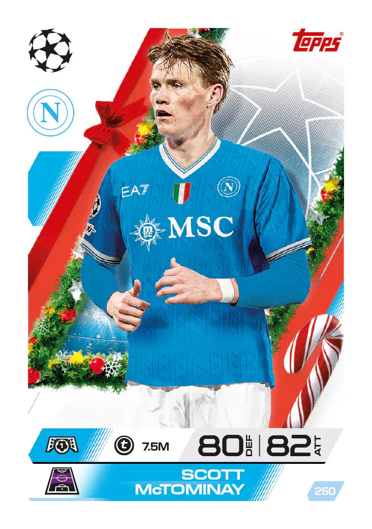 CandyPeak Match Attax UEFA Adventskalender 2025/2026 (Trading Card Game/Sammelkarten)