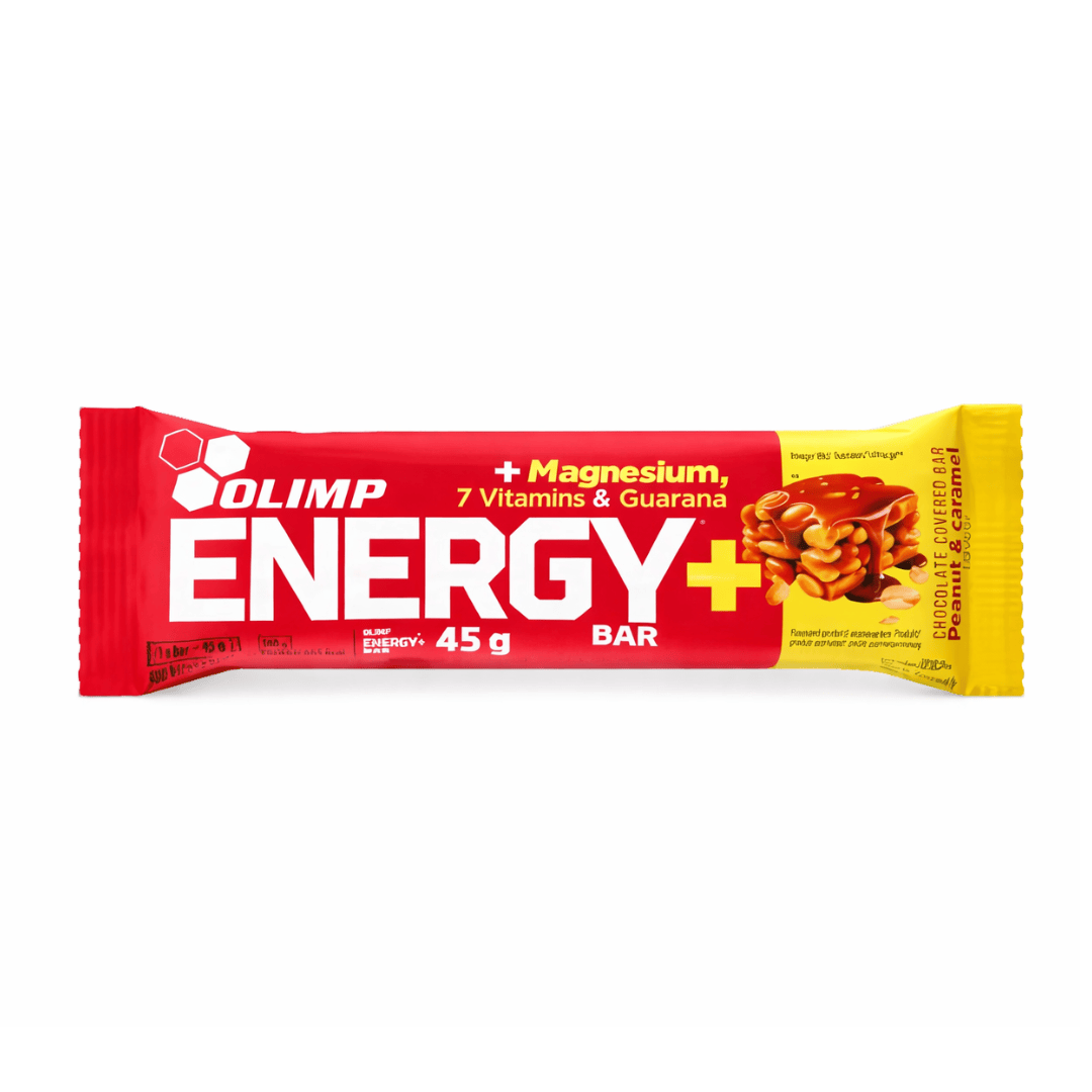 Olimp Olimp - Energy Bar Peanut Caramel 45g (+ Magnesium/Vitamins/Guarana)