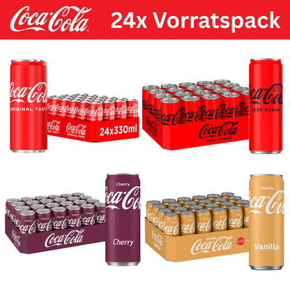 Coca Cola 24x CocaCola 330ml Vorratspack (versch. Sorten)