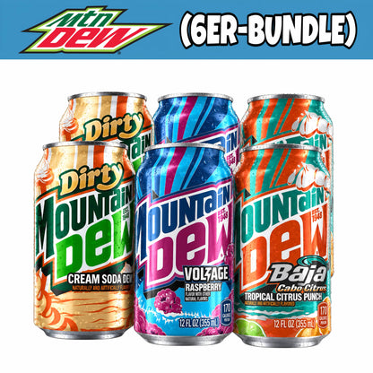 Mountain Dew 6x Mountain Dew USA 355ml Sparbundle