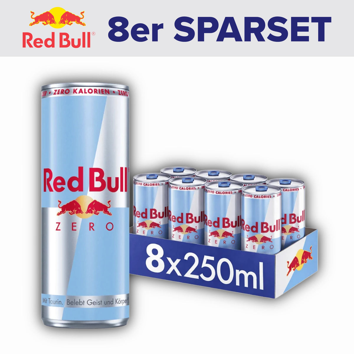 RedBull 8x Zero 250ml 8x RedBull 250ml Sparset (versch. Sorten)