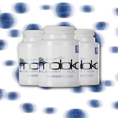 CandyPeak Blaubeere & Açai 🫐 Moloko - Kaugummi (50 Stk)