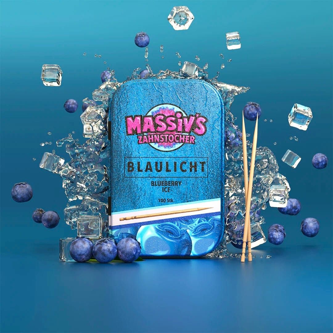CandyPeak Blaubeere Ice Massiv - Zahnstocher (100 Stk)