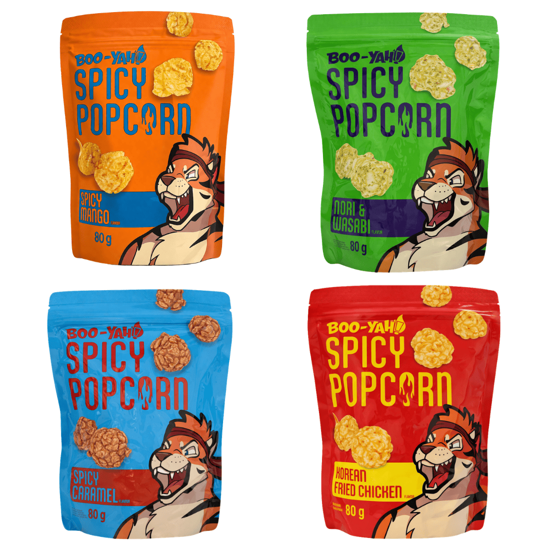 BooYah Boo-Yah - Spicy Popcorn 80g (versch. Sorten)