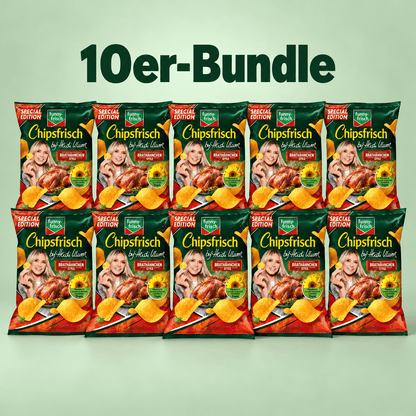 Funny-Frisch Brathähnchen Style by Heidi Klum 130g / 10er-Sparset Funny-Frisch Chipsfrisch 150g (versch. Sorten)