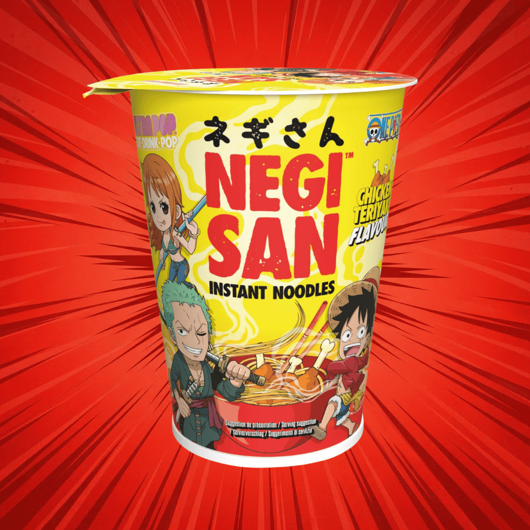 UltraPop Chicken Teriyaki 65g (One Piece) UltraPop - Negisan Instant Noodles 65g (versch. Sorten)