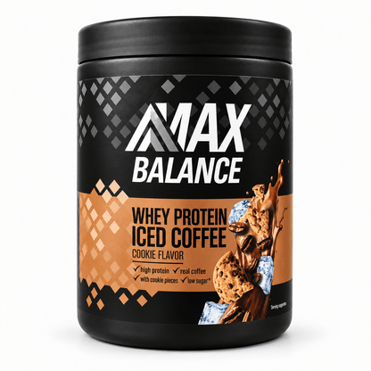 Max Balance Cookie Flavour 300g Max Balance - Whey Protein Iced Coffee 300g (versch. Sorten)