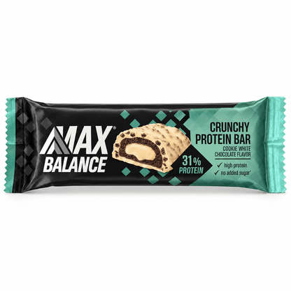 Max Balance Cookie White Chocolate 45g Max Balance - Crunchy Protein Bar 31% Protein 45g (versch. Sorten)