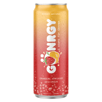GÖNRGY Erdbeere-Aprikose (Zuckerfrei) 500ml GÖNRGY Energydrink 500ml (versch. Sorten) / Limited Editions