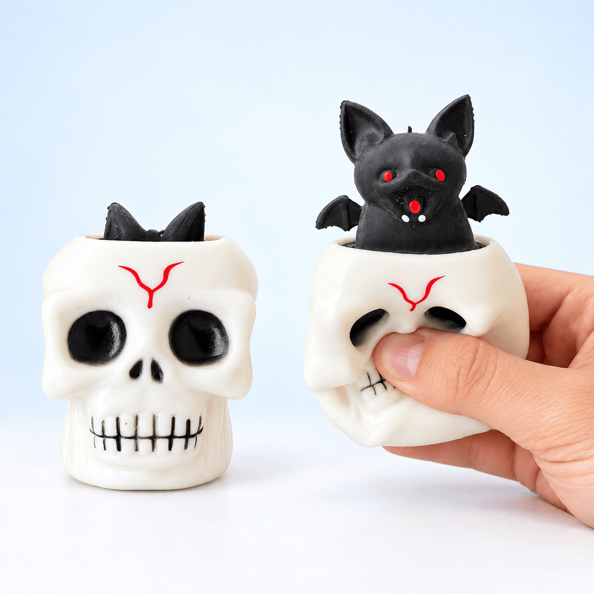 CandyPeak Fledermaus Pop-Up Squishies – Lustige Quetschspielzeuge mit Überraschungseffekt