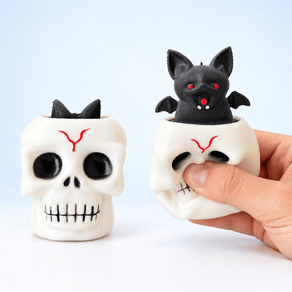 CandyPeak Fledermaus Pop-Up Squishies – Lustige Quetschspielzeuge mit Überraschungseffekt