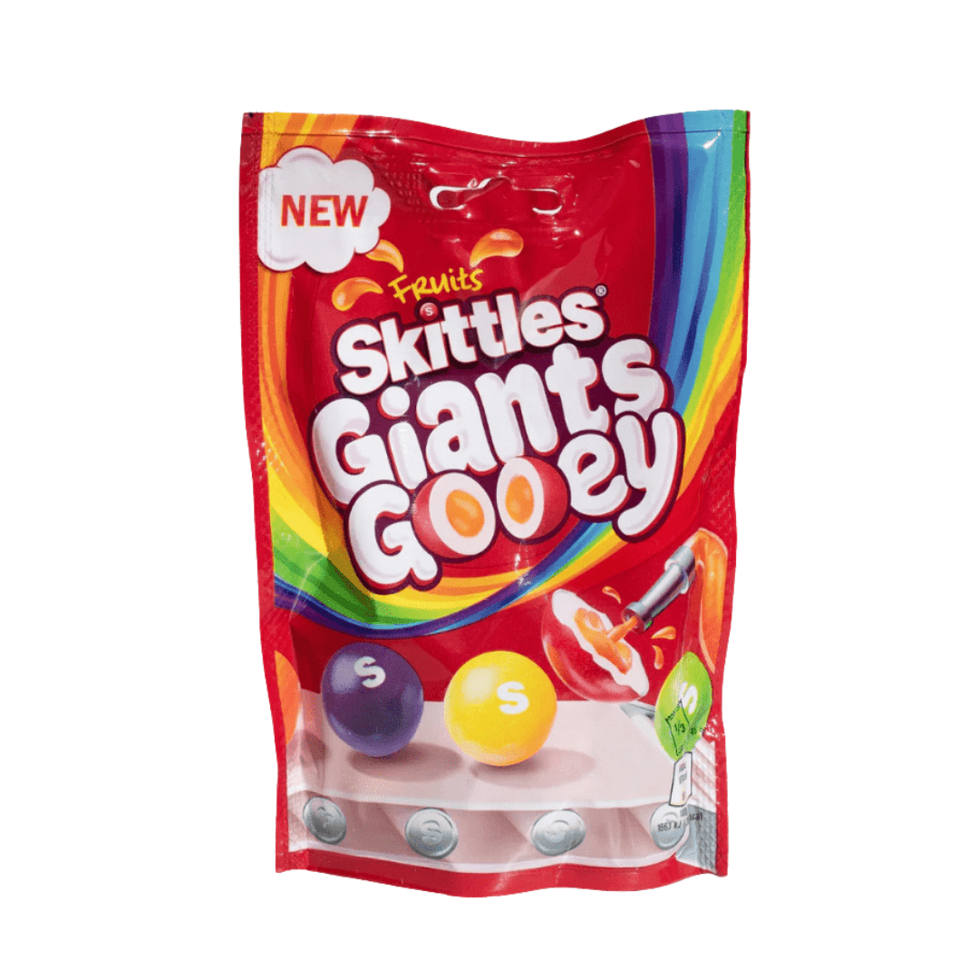 Skittles Giants Gooey 132g Skittles USA in versch. Sorten (8 außergewöhnliche Editionen)
