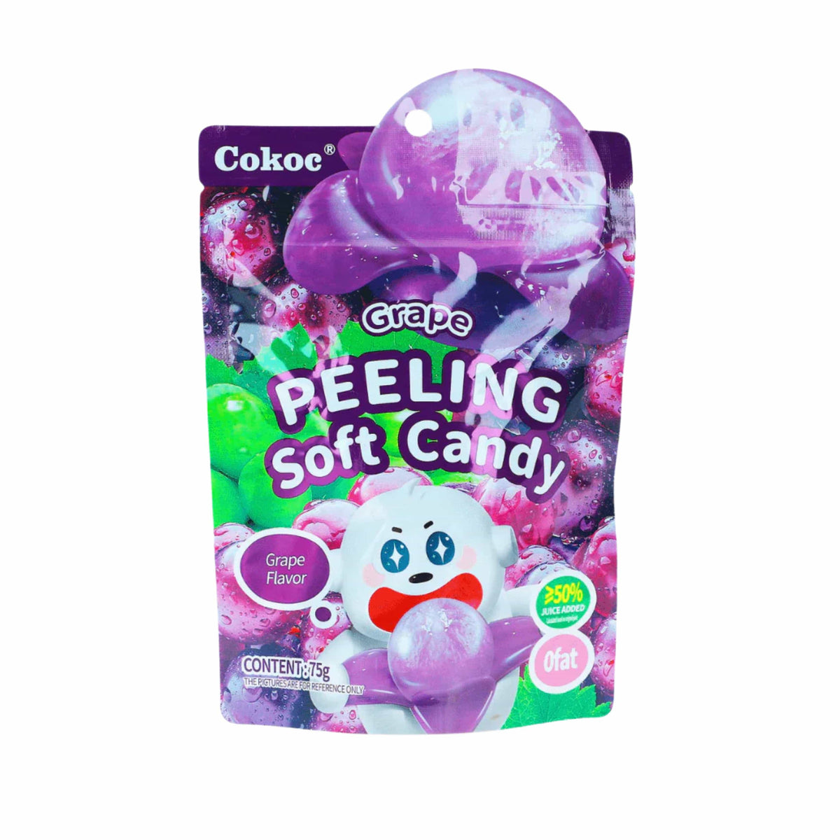 Cokac Grape 75g Cokoc - Peeling Soft Candy 75g