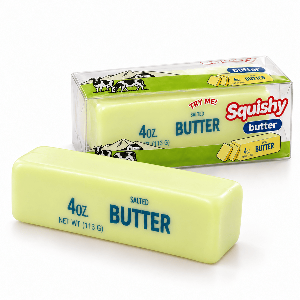 CandyPeak Green Butter Squishy Wax Cracking Butter Stick, mit Wachsschicht überzogen, Trendprodukt mit Cracking-Effekt (versch. Farben)