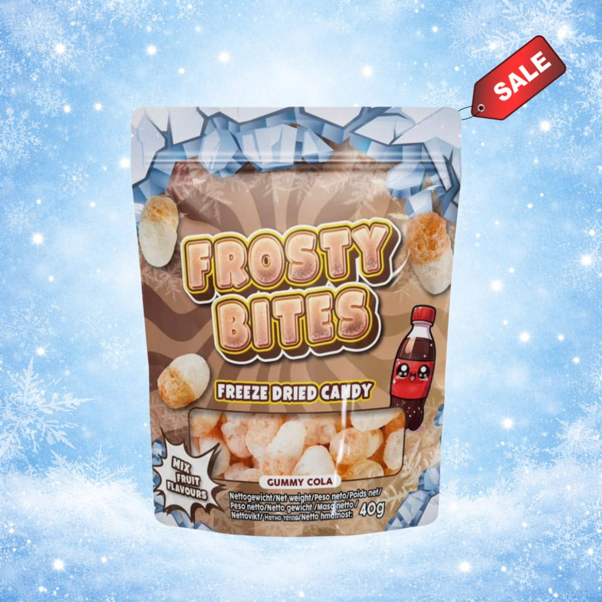 Frosty Bites Gummy Cola 50g Gefriergetrocknete Frosty Bites 50g (versch. Sorten)