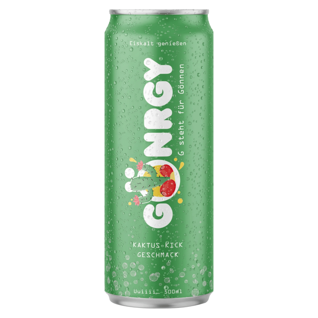 GÖNRGY Kaktus Kick (Zuckerfrei) 500ml GÖNRGY Energydrink 500ml (versch. Sorten) / Limited Editions