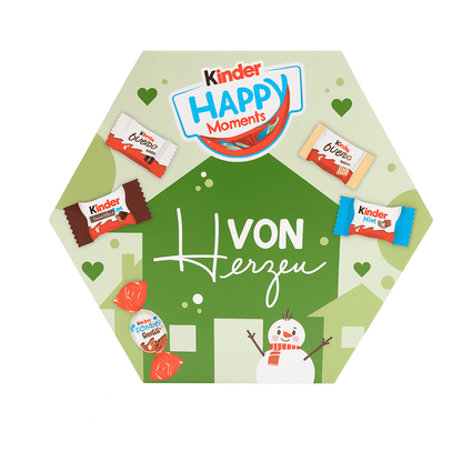 Kinder Kinder Happy Moments 161g (Geschenkbox mit versch. Sprüchen)