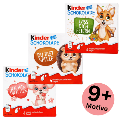 Kinder Kinder Riegel 4er Pack 50g (versch. Motive)