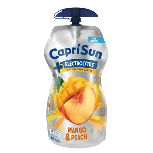 CapriSun + Electrolytes 330ml (versch. Sorten) – Mango & Peach 330ml