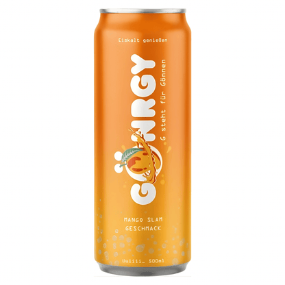 GÖNRGY Mango-Slam (Zuckerfrei) 500ml GÖNRGY Energydrink 500ml (versch. Sorten) / Limited Editions