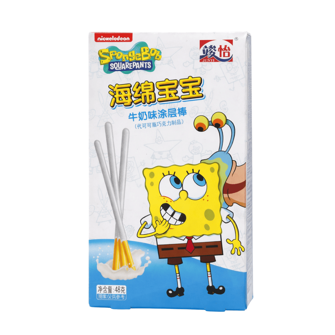 Junyi Milk 48g JUNYI - Spongebob Sticks 48g (versch. Sorten)