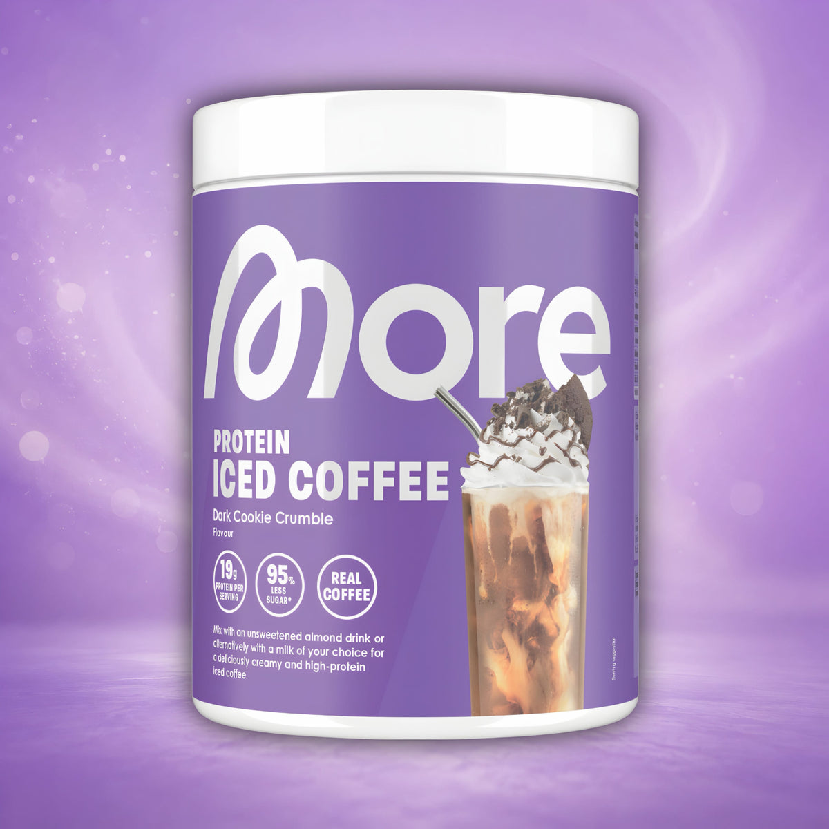 More Nutrition More Nutrition Protein Iced Coffee Dark Cookie Crumble 300g
