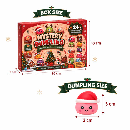 CandyPeak Mystery Squishy Dumpling Adventskalender 2026 (24 Türen mit Mini Dumpling Überraschungen)