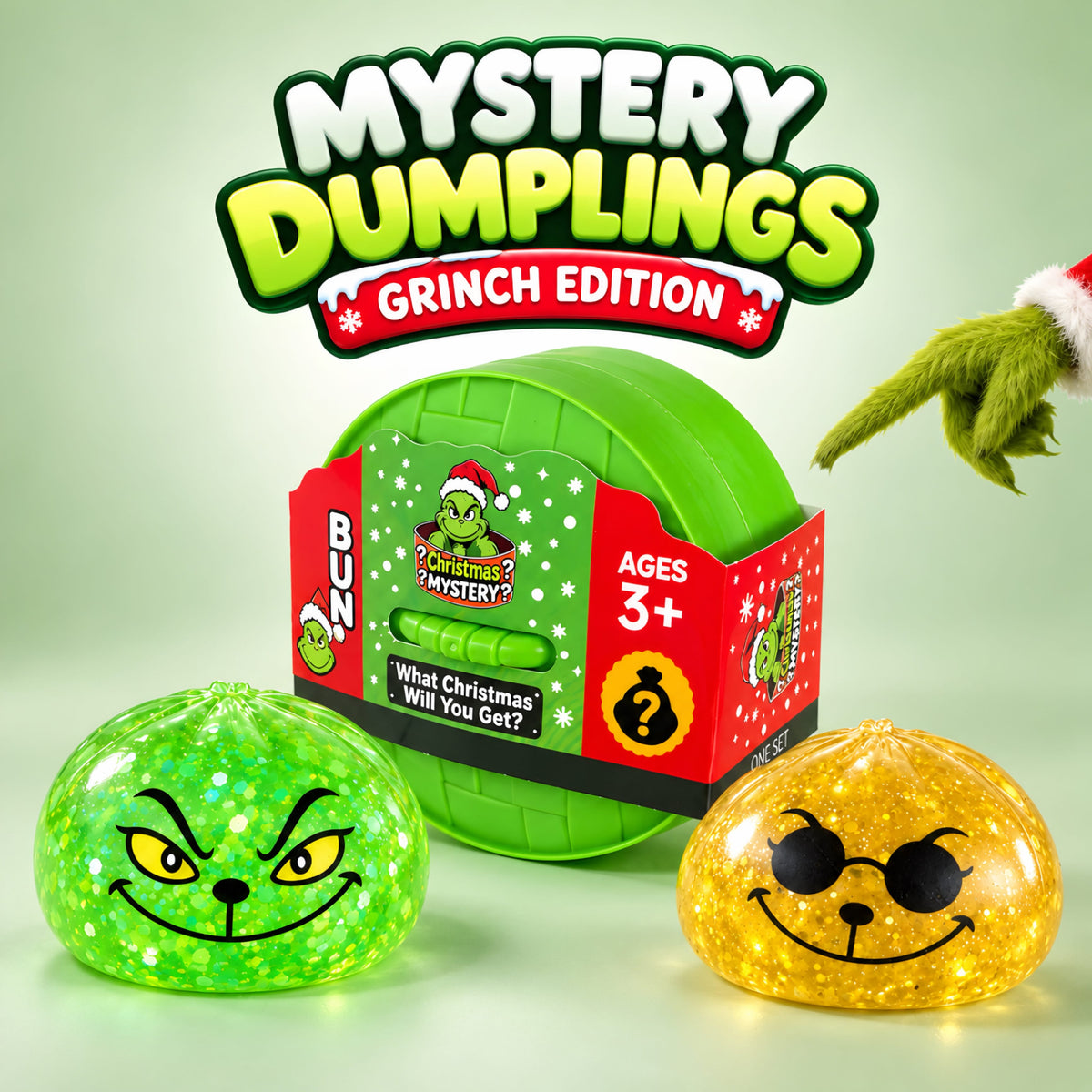 CandyPeak Mystery Squishy Dumplings (Grinch Edition)