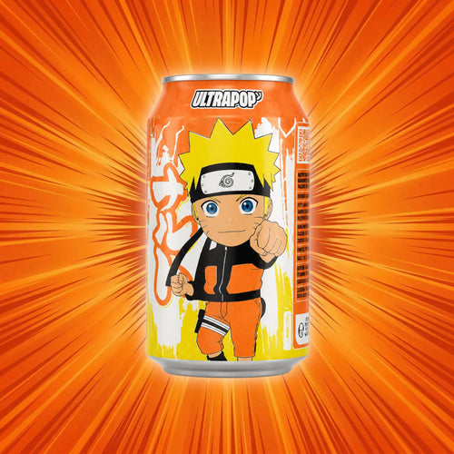 UltraPop - Sparkling Soda 330ml (versch. Sorten) – Orange 330ml (Naruto)