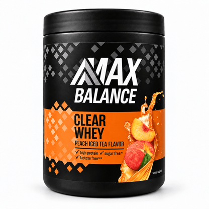 Max Balance Peach Iced Tea 300g Max Balance - Clear Whey Protein 300g (versch. Sorten)