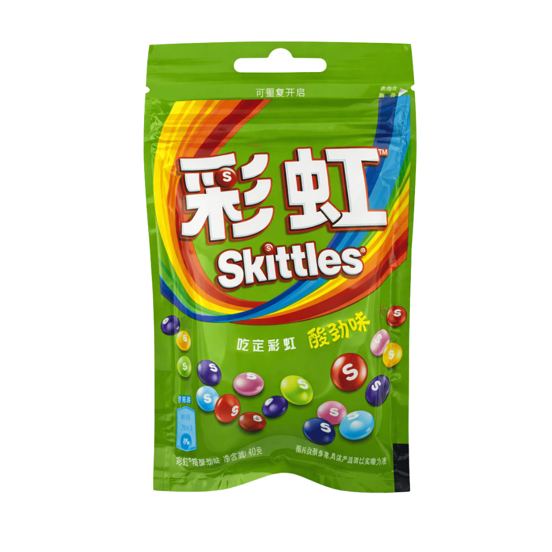 Skittles Sour Fruits 40g Skittles Asia Edition 40g (versch. Sorten)