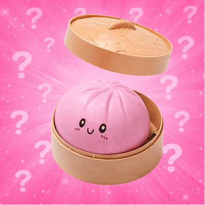 CandyPeak Squishy Squeeze Dumpling Buns - Mystery Trend, Anti Stress Spielzeug 10cm (zufällige Farbe)