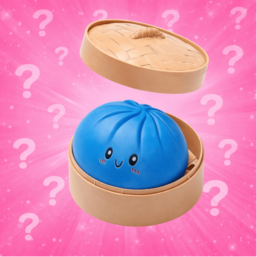 CandyPeak Squishy Squeeze Dumpling Buns - Mystery Trend, Anti Stress Spielzeug 10cm (zufällige Farbe)