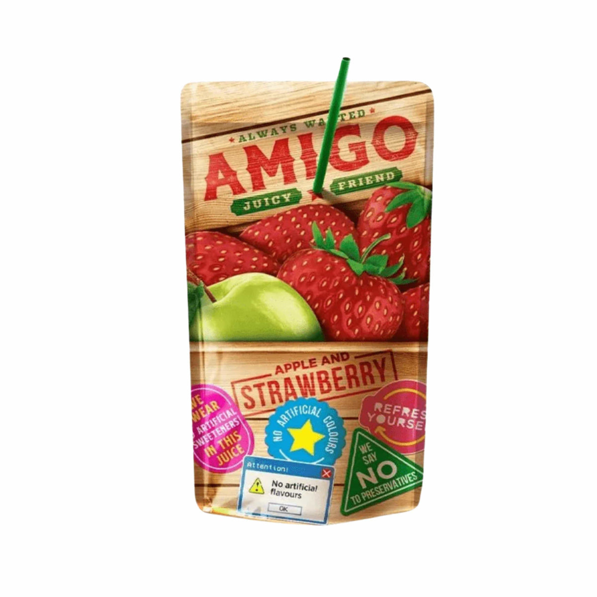 Amigo Strawberry & Apple 200ml Amigo - Softdrinks 200ml (versch. Sorten)