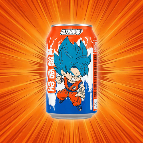 UltraPop - Sparkling Soda 330ml (versch. Sorten) – Strawberry-Banana 330ml (DragonBallZ)