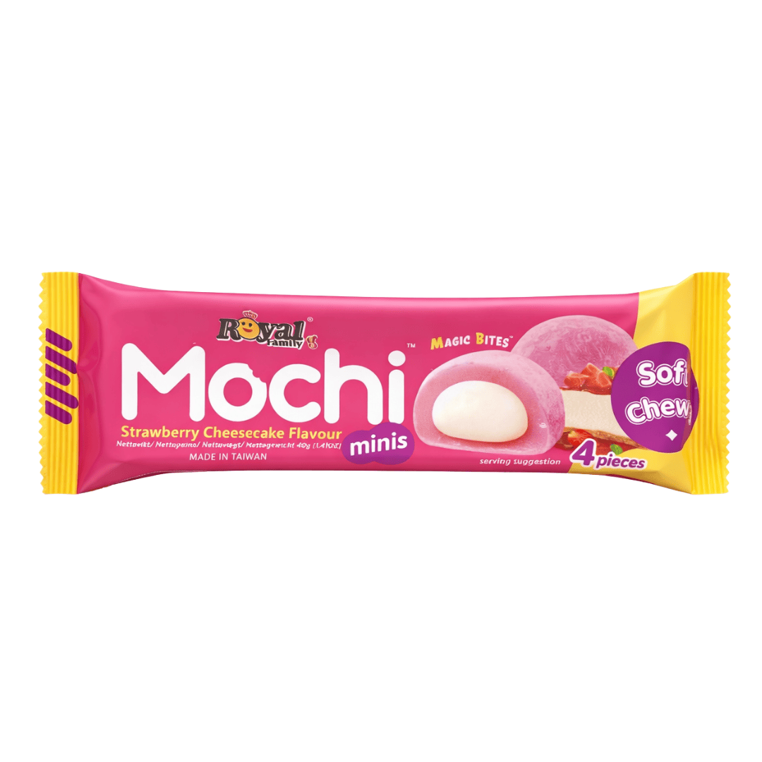 Royal Family Strawberry Cheesecake 40g RoyalFamily - Mochi Minis 4er Pack 40g (versch. Sorten)