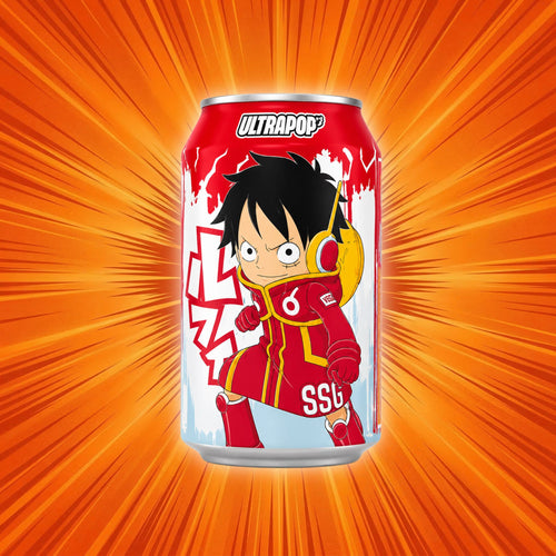 UltraPop - Sparkling Soda 330ml (versch. Sorten) – Strawberry-Lime 330ml (One Piece)