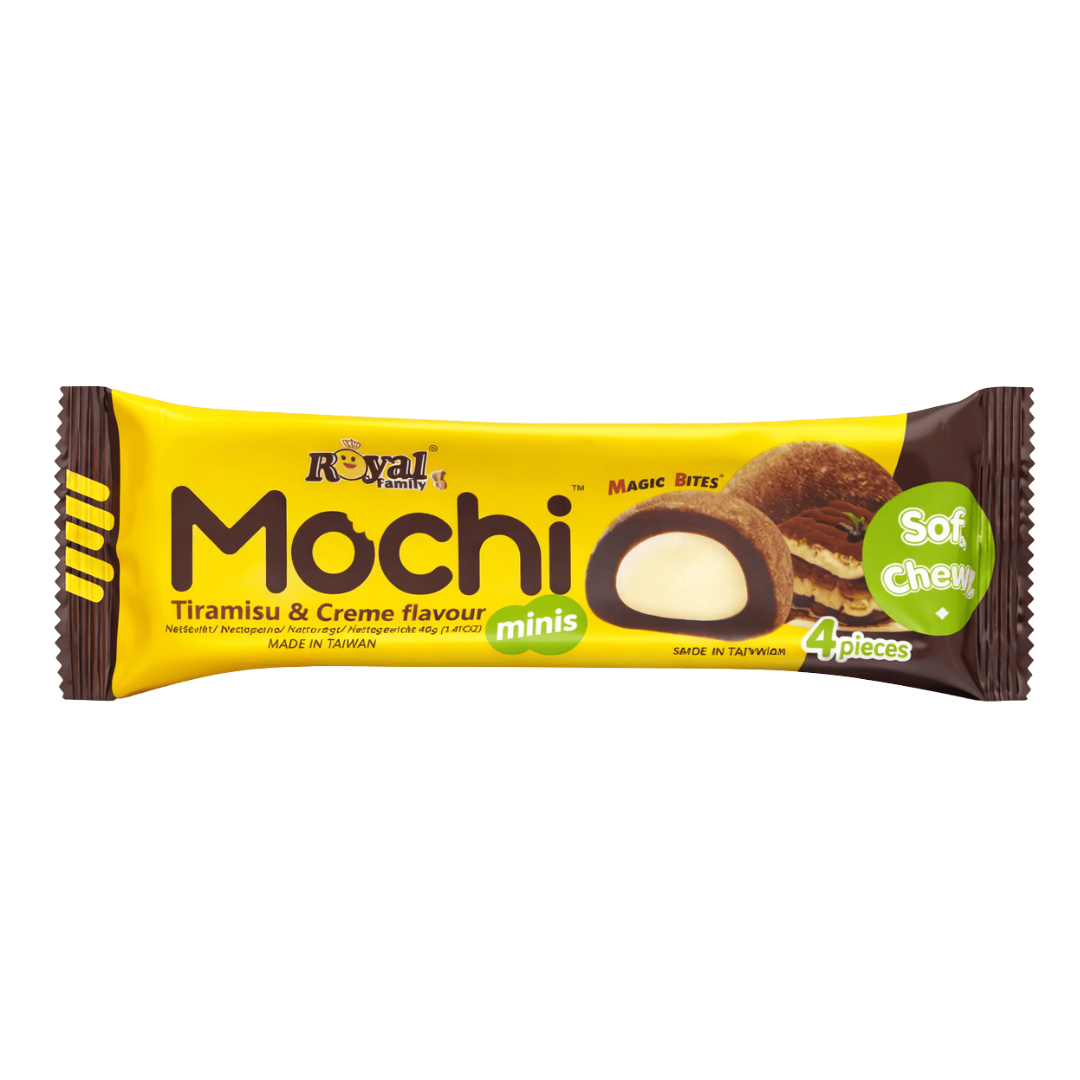 Royal Family Tiramisu & Creme 40g RoyalFamily - Mochi Minis 4er Pack 40g (versch. Sorten)