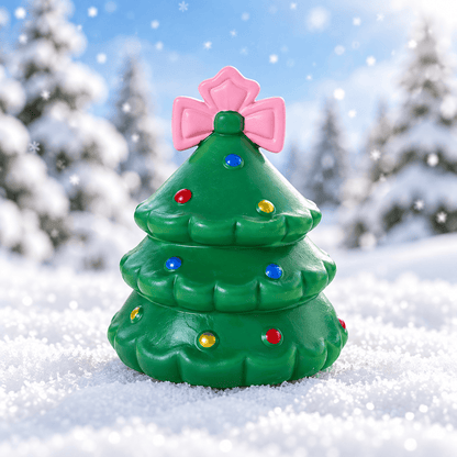 CandyPeak Weihnachtsbaum Crunchy X-Mas Squishy – Weihnachts Anti-Stress Quetschspielzeug (mit Knister-Effekt)