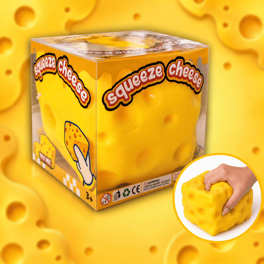 XXL Cheese Squishy Anti Stress Spielzeug (11x11cm)