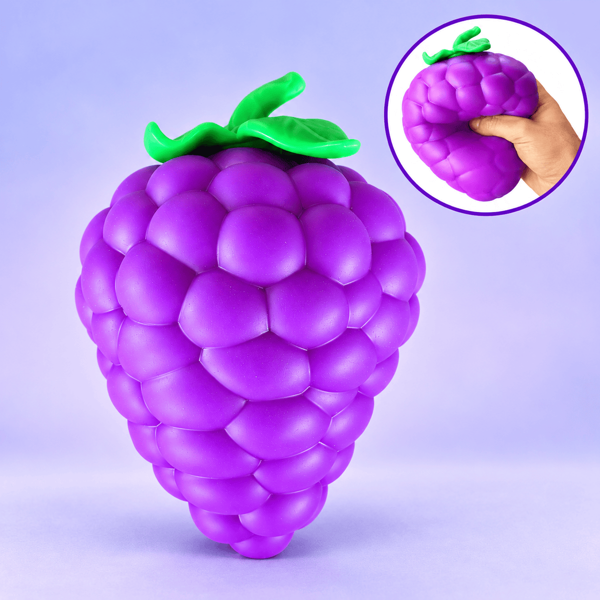 CandyPeak XXL Scented Grape Squishy, Anti Stress (riecht nach Traube)