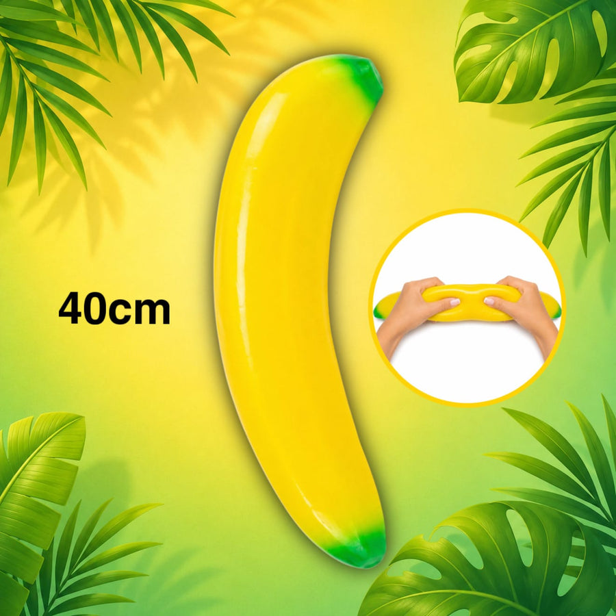 XXL Squishy Squeeze Banana Anti Stress Spielzeug (40cm)